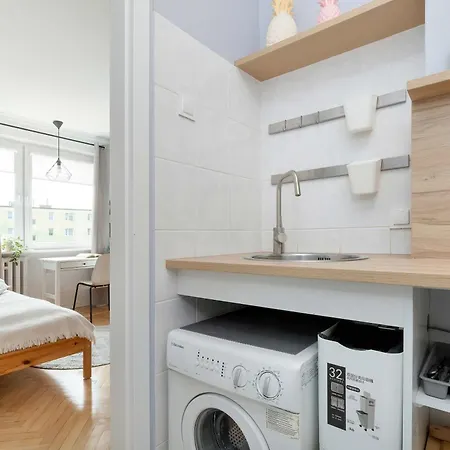 Bright With Desk Ideal For Remote Work By Renters * Gdańsk